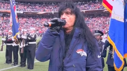 Watch: ANTHRAX's JOEY BELLADONNA Sings National Anthem At DENVER BRONCOS Vs. KANSAS CITY CHIEFS Game